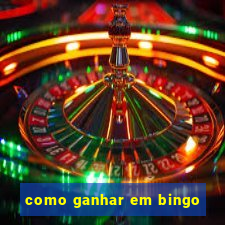 como ganhar em bingo